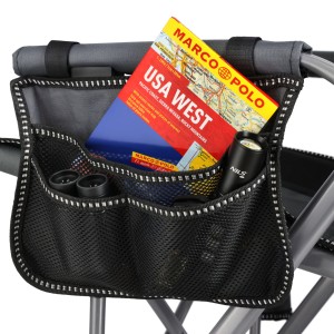 KRZESŁO WĘDKARSKIE SKŁADANE SZARO-CZARNE NILS CAMP NC3309 