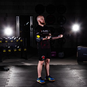 GSG-10 SZTANGA/GRYF STAŁY GUMOWANY 10 KG HMS OUTLET_S1