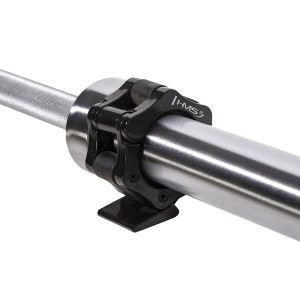 GRYF OLIMPIJSKI 20KG 2200MM HMS PREMIUM + ZG1500 SILVER ZACISKI LOCK JAW (2 szt) GO900 OUTLET S1