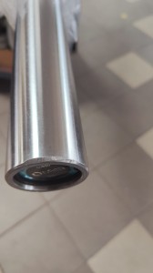 GRYF OLIMPIJSKI 20KG 2200MM HMS PREMIUM + ZG1500 SILVER ZACISKI LOCK JAW (2 szt) GO900 OUTLET S1