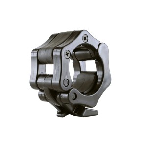 GO450 (+ ZG1000B )GRYF OLIMPIJSKI 18.5KG 2200MM HMS Z ZACISKAMI LOCK JAW BLACK OUTLET S1