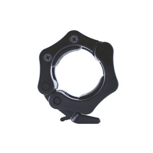 GO450 (+ ZG1000B )GRYF OLIMPIJSKI 18.5KG 2200MM HMS Z ZACISKAMI LOCK JAW BLACK OUTLET S1