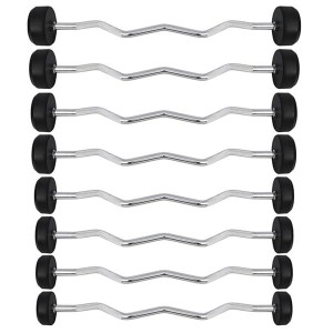 GSL-50 SZTANGA/GRYF STAŁY ŁAMANY GUMOWANY 50 KG HMS OUTLET S1