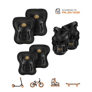 ZESTAW OCHRANIACZY FLY ZŁOTY ROZM. XL NILS EXTREME H320