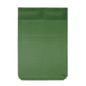 MATA SAMOPOMPUJĄCA DWUOSOBOWA Z PODUSZKĄ  ZIELONANILS CAMP NC4060