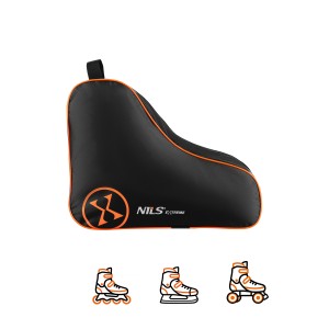 TORBA NA ŁYŻWOROLKI POMARAŃCZOWA NILS EXTREME TS101