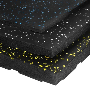 PODŁOGA GUMOWA POD SPRZĘT FITNESS BLACK/BLUE II GATUNEK POS15 