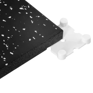 PODŁOGA GUMOWA POD SPRZĘT FITNESS BLACK/WHITE II GATUNEK POS25