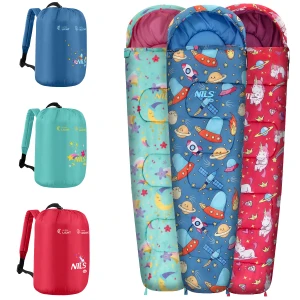 Śpiwór dziecięcy NILS CAMP NC3201 STARS – lekki, ciepły i wygodny