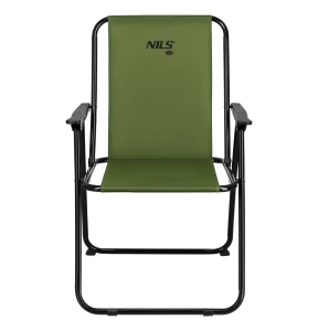 Krzesło kempingowe składane NILS CAMP NC3503 zielone – wygoda i stabilność
