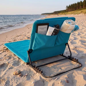 NC3015 MATA PLAŻOWA Z REGULOWANYM OPARCIEM TURKUSOWA NILS