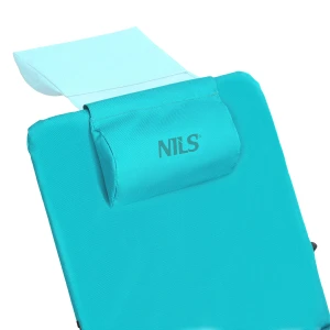 NC3015 MATA PLAŻOWA Z REGULOWANYM OPARCIEM TURKUSOWA NILS