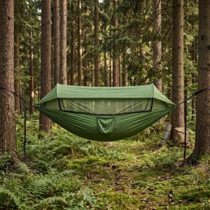 NILS Camp NC3117 hamak turystyczny z moskitierą i daszkiem – komfort outdoorowy