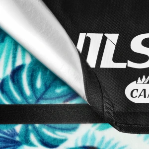 Koc piknikowy NILS CAMP NC2224 200×200 cm turkusowy – wodoodporny z izolacją termiczną