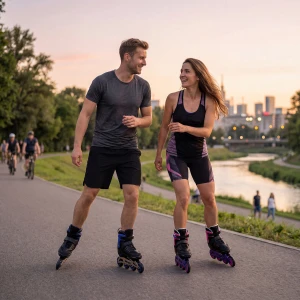 NA684 ŁYŻWOROLKI VELTO RÓŻOWE 