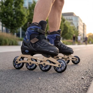 NILS Extreme NA684 VELTO łyżworolki granatowe – komfort i regulacja