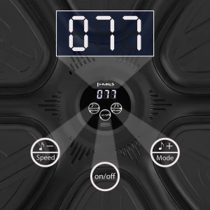 TARCZA BOKSERSKA LED BLUETOOTH Z MUZYKĄ HMS TB12 + RĘKAWICE