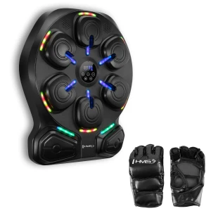 TARCZA BOKSERSKA LED BLUETOOTH Z MUZYKĄ HMS TB13 + RĘKAWICE