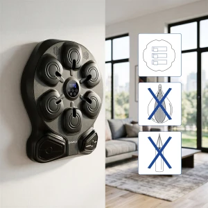 TARCZA BOKSERSKA LED BLUETOOTH Z MUZYKĄ HMS TB13 + RĘKAWICE