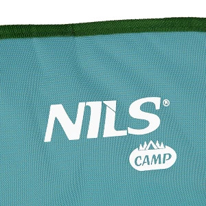 Krzesło turystyczne zielone NILS CAMP NC3079 składane z uchwytem na kubek OUTLET