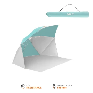 PARASOL - PARAWAN PLAŻOWY 2W1 OCHRONA UV  NILS CAMP NC4803