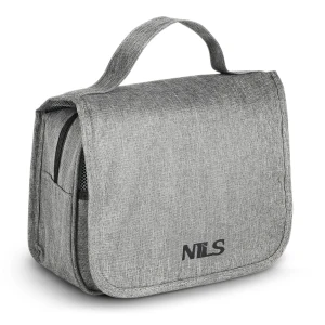 KOSMETYCZKA PODRÓŻNA Z HACZYKIEM ORGANIZER SZARY NILS NC4505
