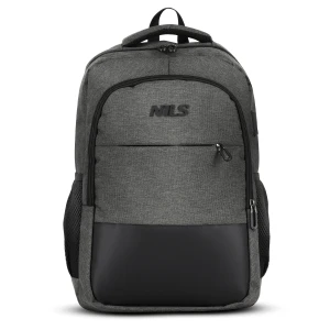 PLECAK MIEJSKI NA LAPTOPA SZARY Z PORTEM USB 18L NILS NC4503