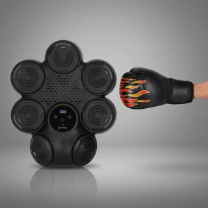 TARCZA BOKSERSKA LED BLUETOOTH Z MUZYKĄ HMS TB30 + RĘKAWICE
