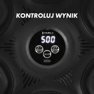 TARCZA BOKSERSKA LED BLUETOOTH Z MUZYKĄ HMS TB12 + RĘKAWICE