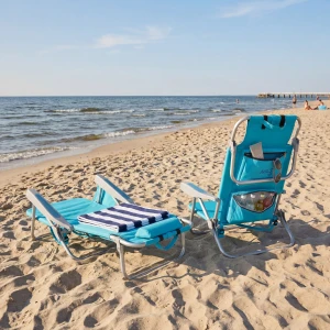 LEŻAK PLAŻOWY 3W1 SKŁADANY Z TORBĄ TERMICZNĄ NILS CAMP NC3308 