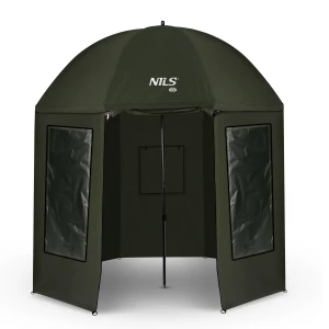 PARASOL WĘDKARSKI Z PEŁNĄ OSŁONĄ 2W1 250CM NILS CAMP NC4701