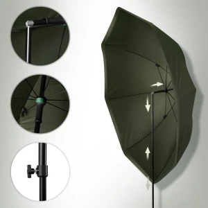 PARASOL WĘDKARSKI Z PEŁNĄ OSŁONĄ 2W1 250CM NILS CAMP NC4701