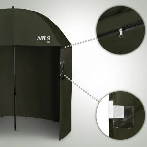 PARASOL WĘDKARSKI Z BOCZNYMI ŚCIANKAMI 250CM NILS CAMP NC4702 