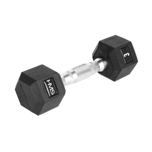 HANTEL SZEŚCIOKĄTNY GUMOWANY HMS HEX PRO 3 KG