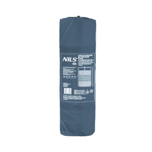 MATA SAMOPOMPUJĄCA DWUOSOBOWA Z PODUSZKĄ ANTRACYT 186x130cm NILS CAMP NC4060
