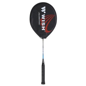 RAKIETA DO BADMINTONA  WISH STEELTEC 216 NIEBIESKO-CZARNA