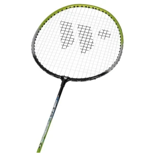 STEELTEC 216K ZESTAW RAKIET DO BADMINTONA ZIELONY+NIEBIESKI + LOTKI 3 SZT WISH