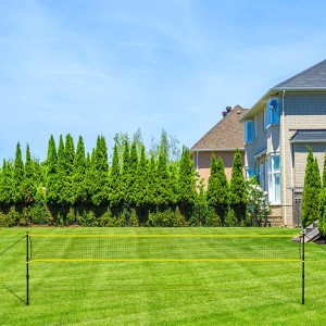 NT310 SIATKA DO BADMINTONA SŁUPKI TELESKOPOWE 600x60cm + POKROWIEC PEŁNY NILS