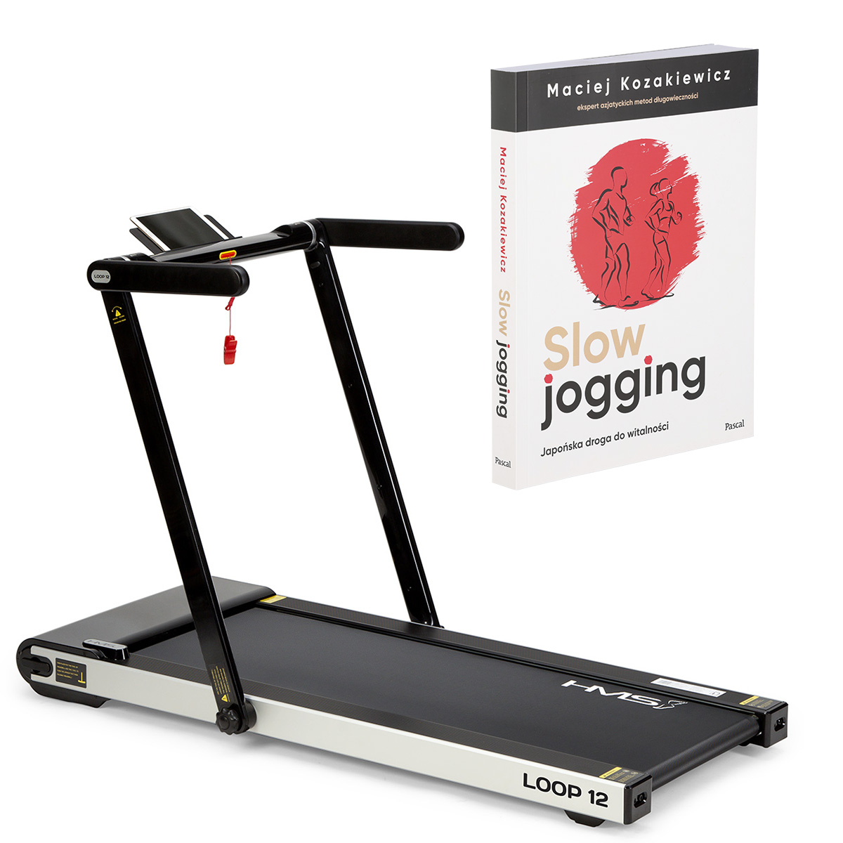 
                                ZESTAW LOOP12 BLACK BIEŻNIA ELEKTRYCZNA HMS+KSIĄŻKA SLOW JOGGING
                                