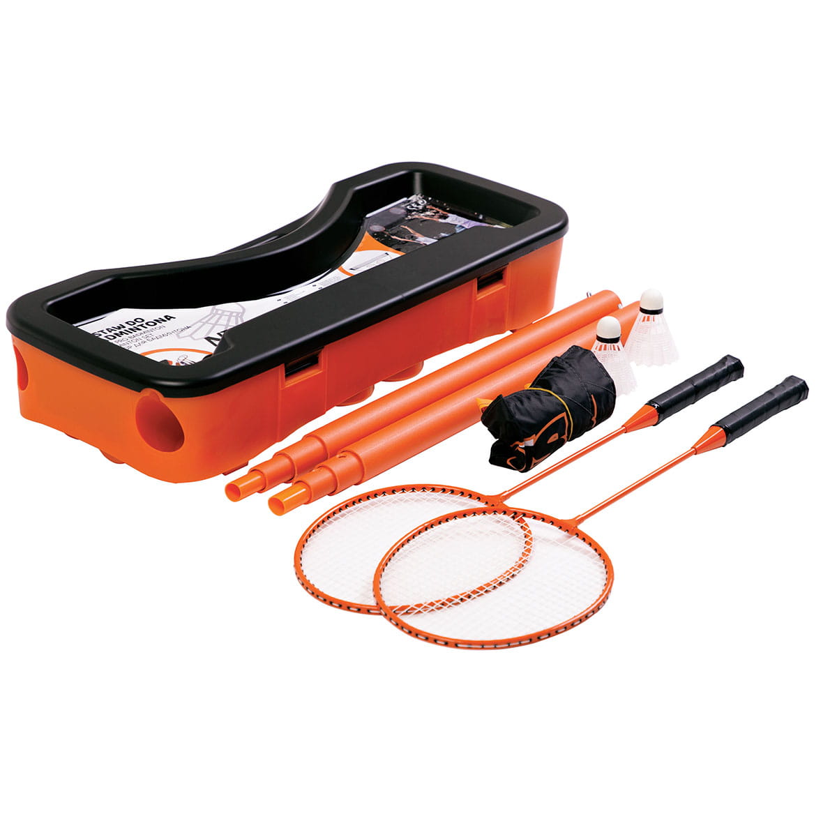 
                                ZESTAW DO BADMITONA 2 RAKIETY + 2 LOTKI + SIATKA + WALIZKA  NILS ZSB1 OUTLET
                                