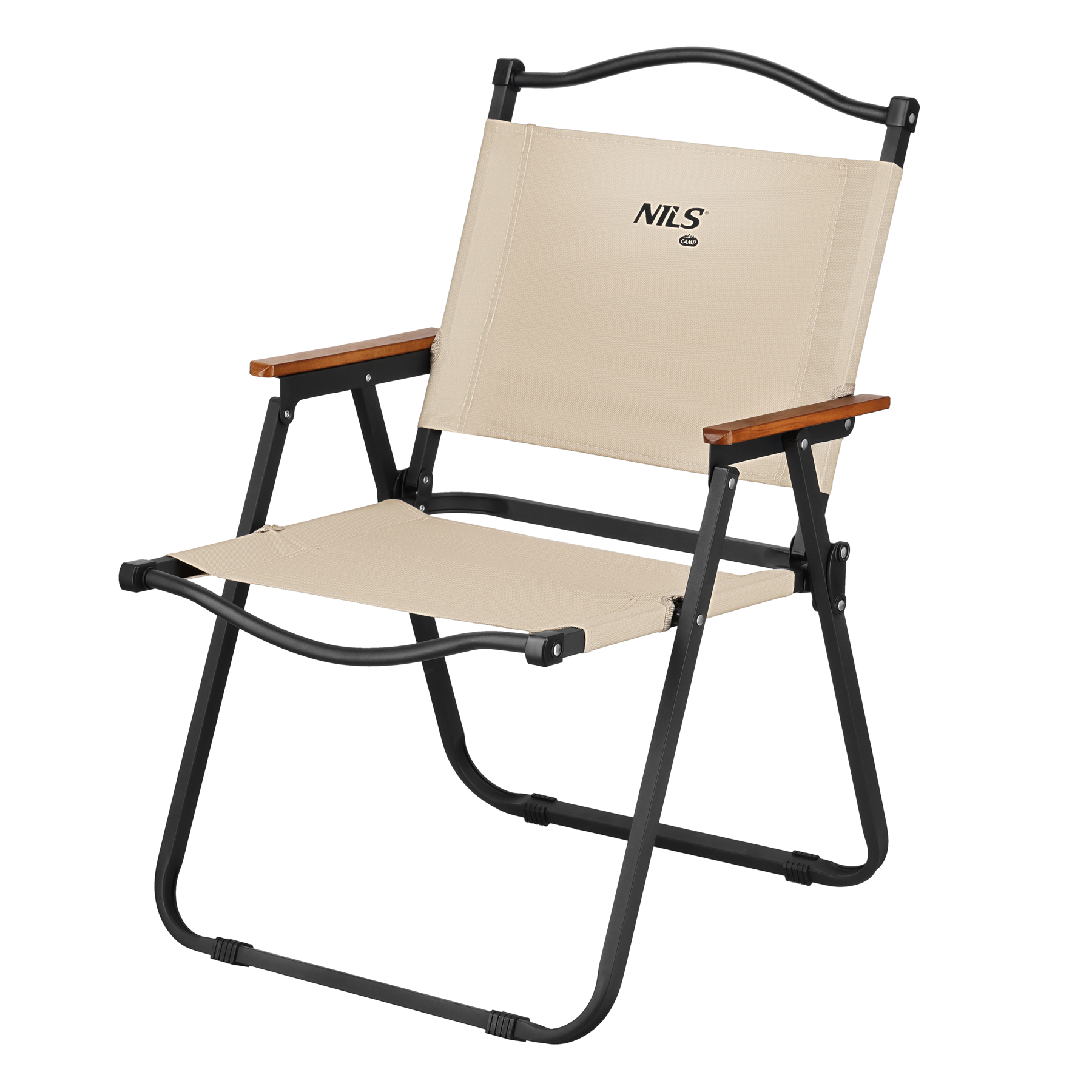 
                                KRZESŁO SKŁADANE BEŻOWE NILS CAMP NC4307
                                