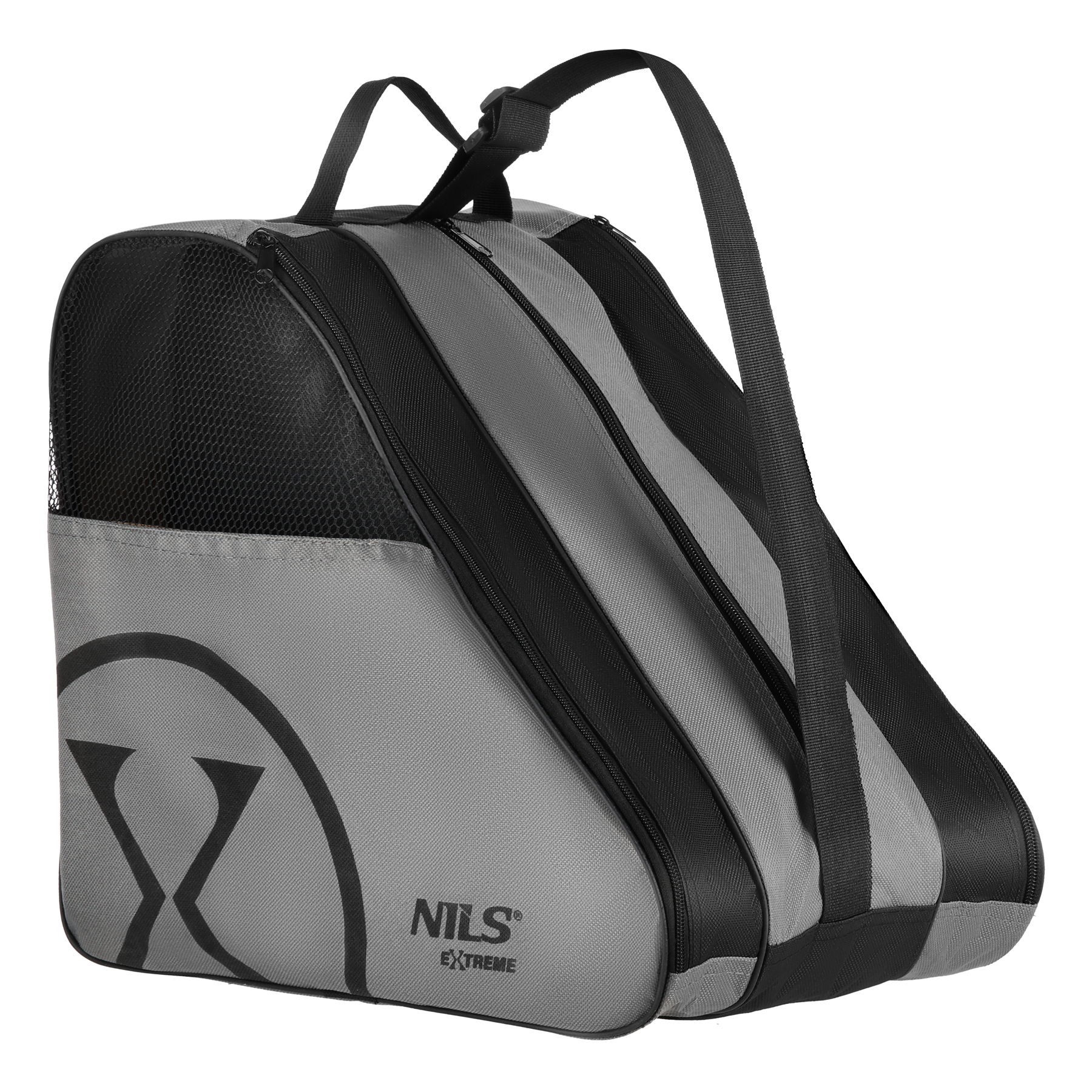 
                                TORBA NA ROLKI/ŁYŻWY SZARA NILS EXTREME TS110
                                