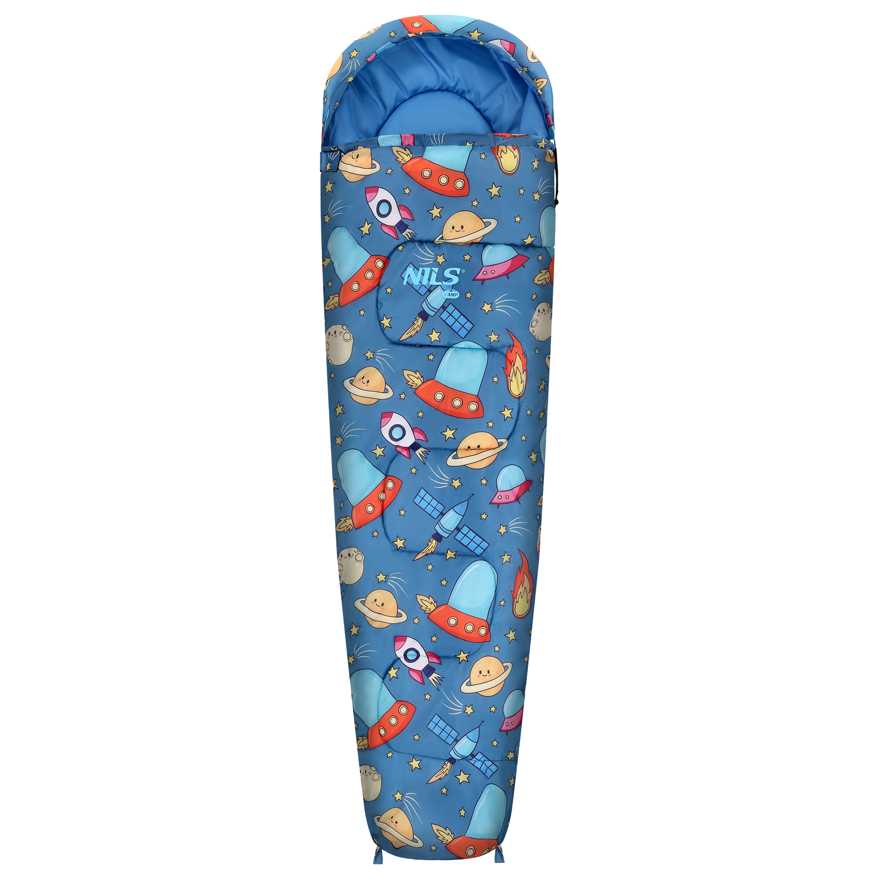 
                                Śpiwór dziecięcy NILS CAMP NC3201 SPACE – lekki, ciepły i wygodny
                                