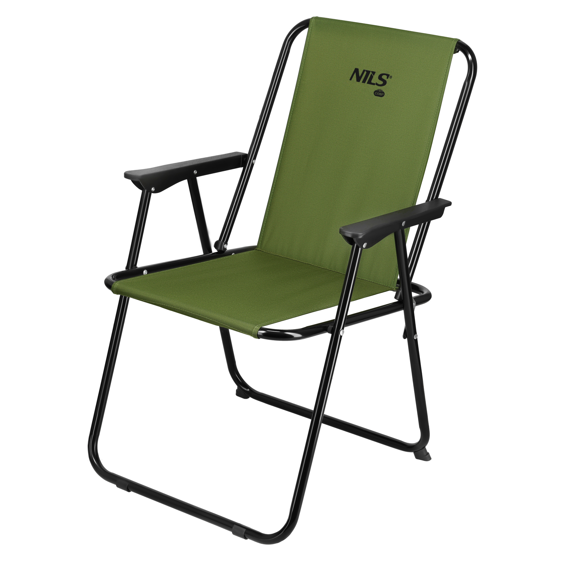 
                                Krzesło kempingowe składane NILS CAMP NC3503 zielone – wygoda i stabilność
                                