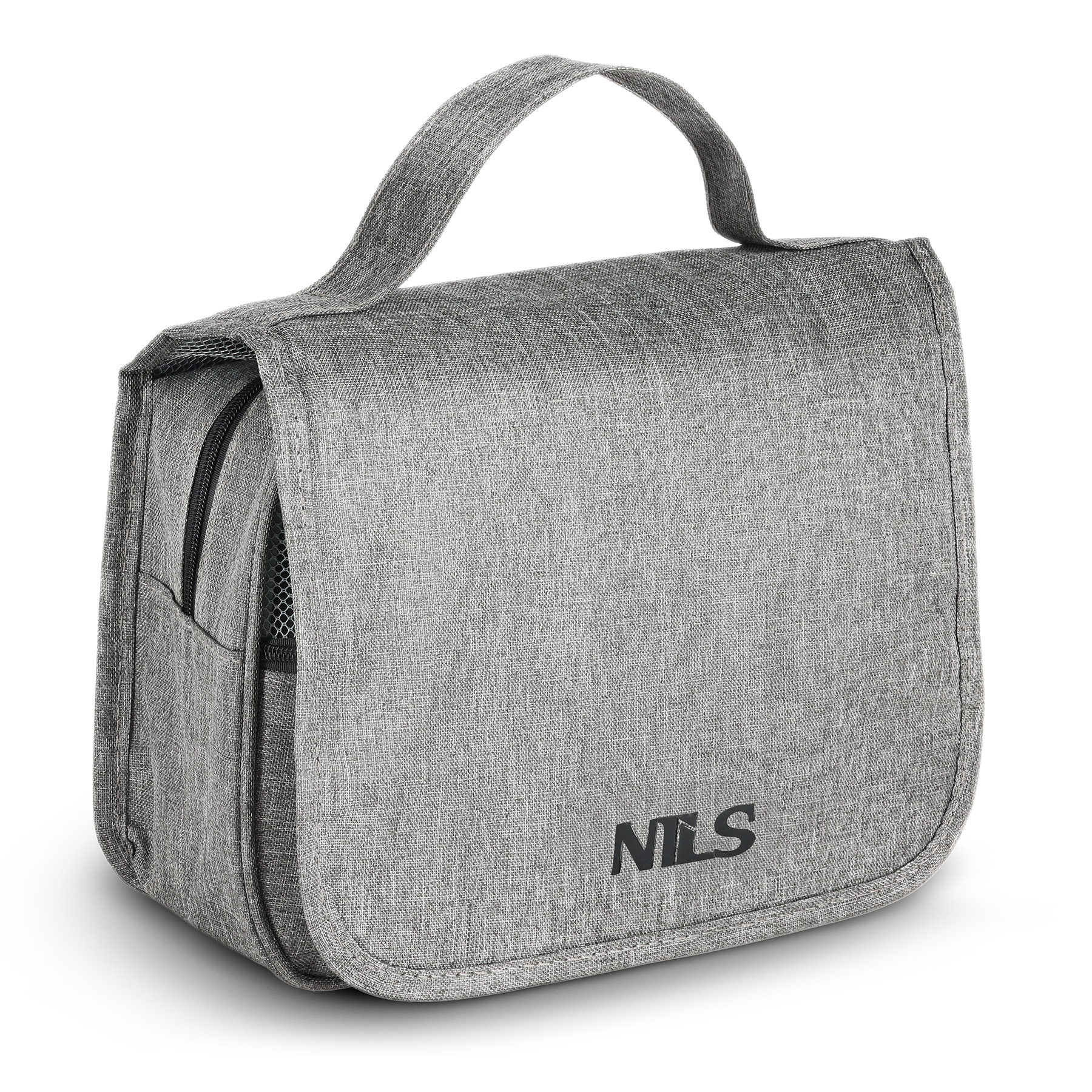 
                                KOSMETYCZKA PODRÓŻNA Z HACZYKIEM ORGANIZER SZARY NILS NC4505
                                